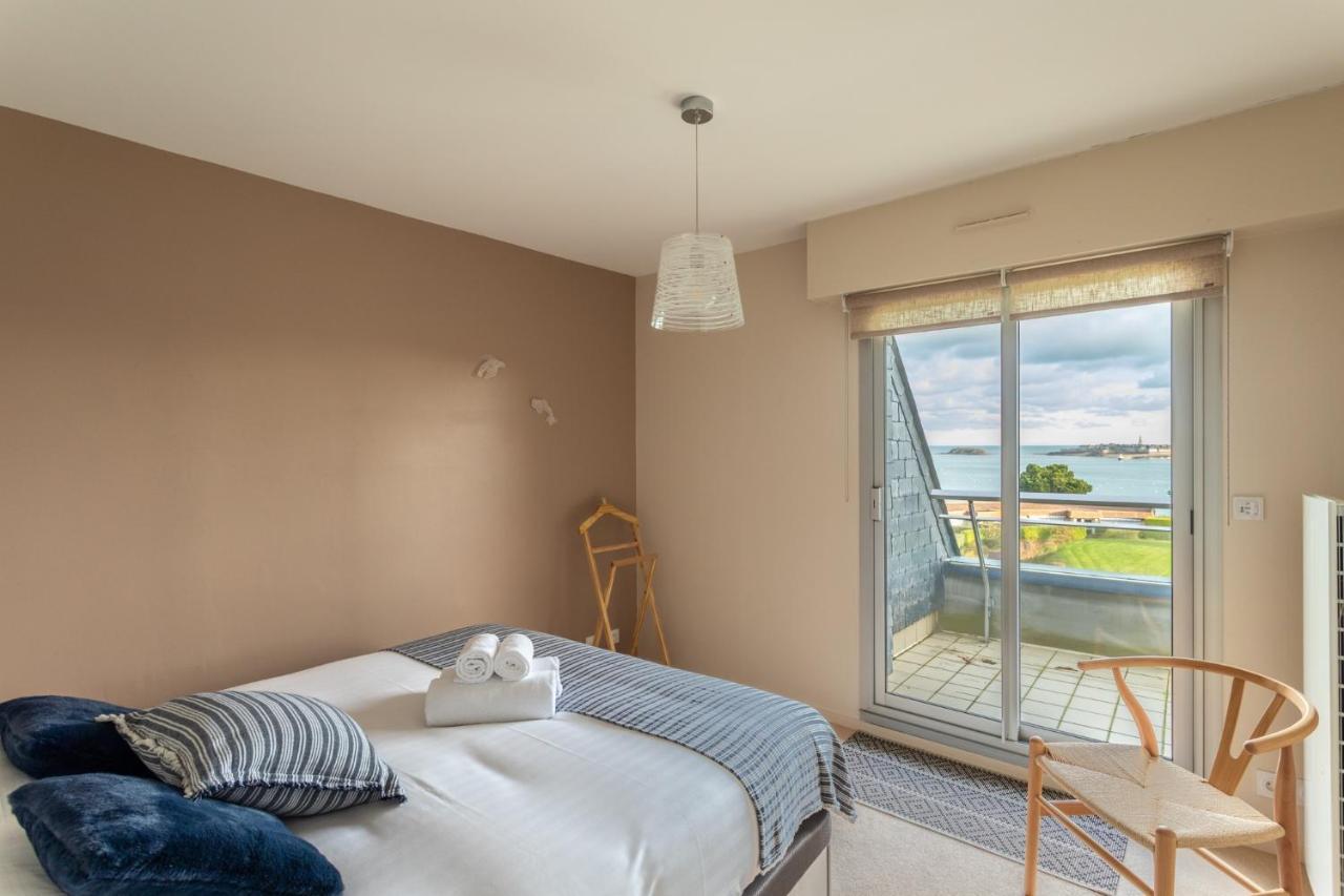 Heol - Appartement 2 Chambres - Vue Mer Et Parking Dinard Exterior foto